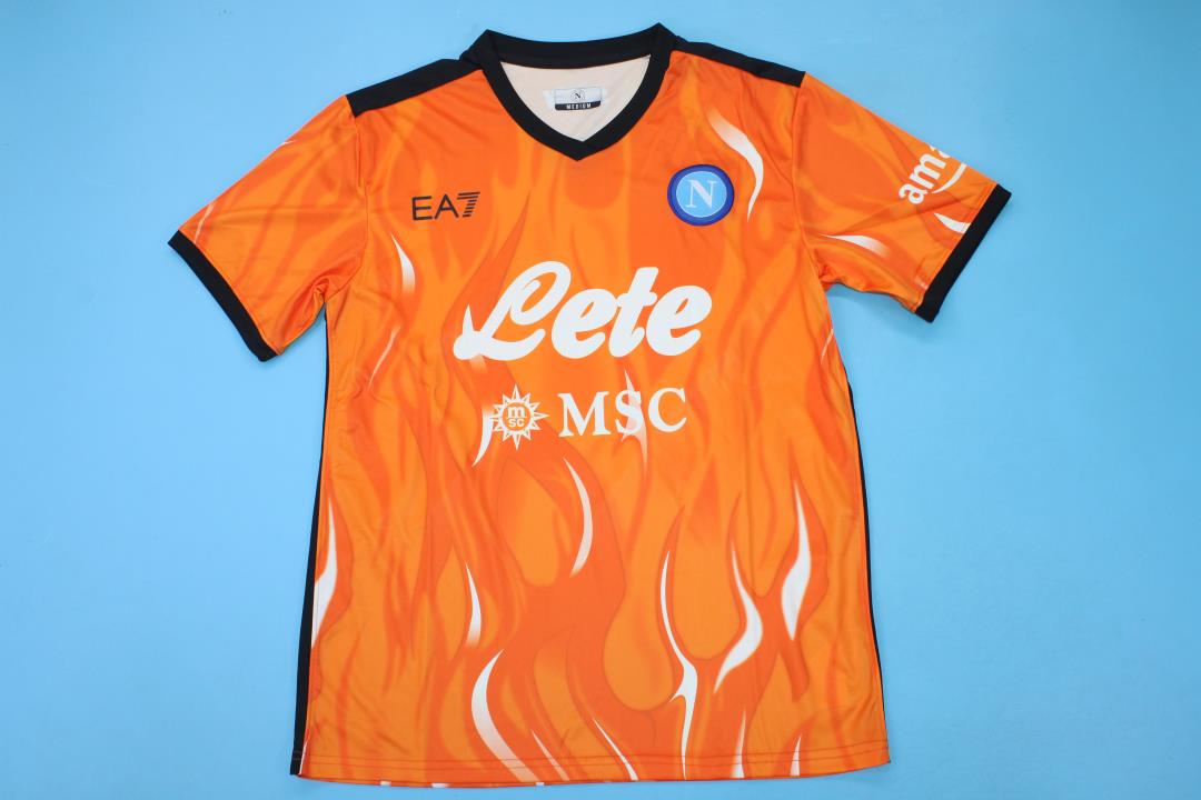 AAA Quality Napoli 21/22 GK Orange Soccer Jersey